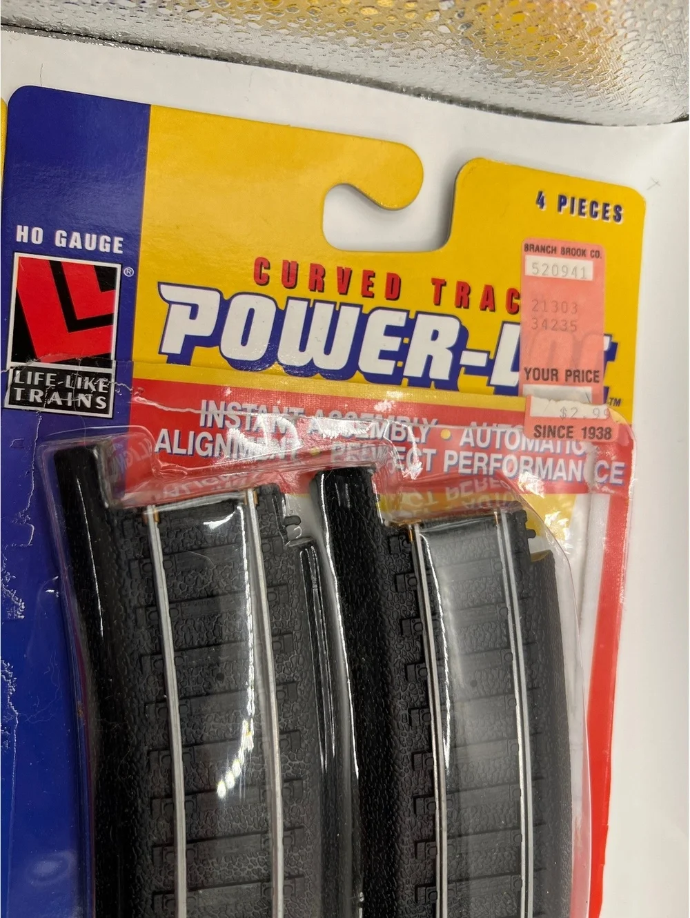 NEW Vintage Life Like HO scale model 12 CURVED Train tracks 3 packages #21303